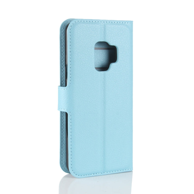 For Galaxy S9 Litchi Texture Horizontal Flip Leather Case with Holder & Wallet & Card Slots