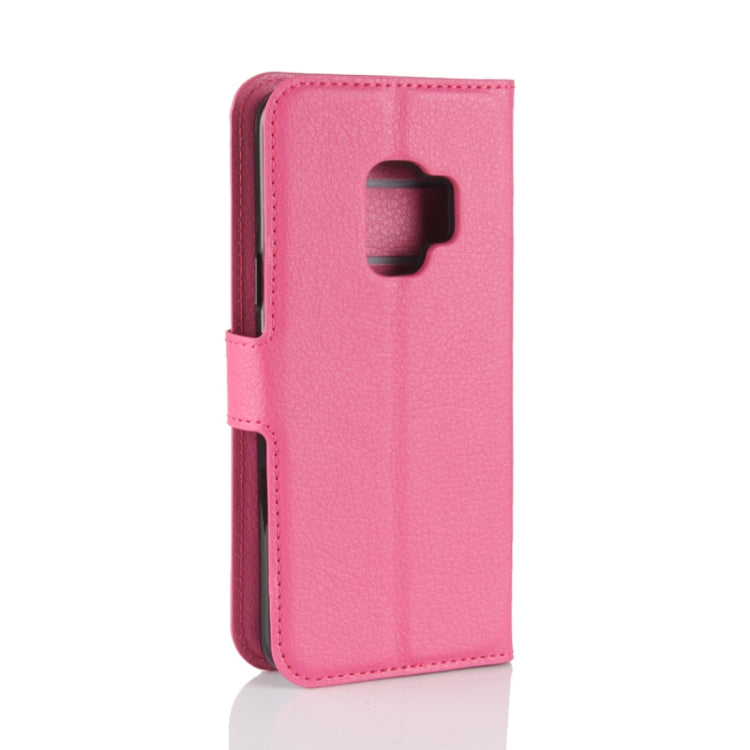 For Galaxy S9 Litchi Texture Horizontal Flip Leather Case with Holder & Wallet & Card Slots