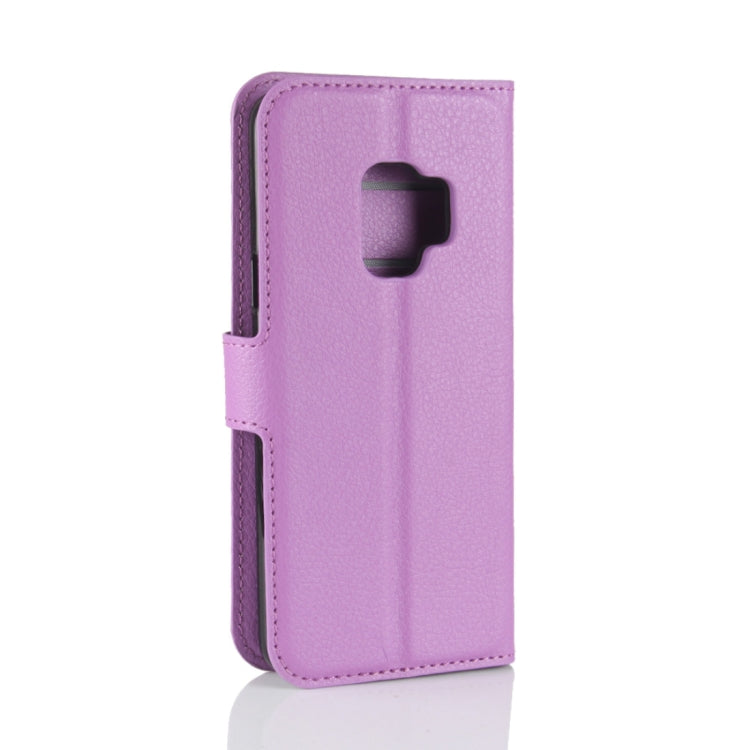 For Galaxy S9 Litchi Texture Horizontal Flip Leather Case with Holder & Wallet & Card Slots