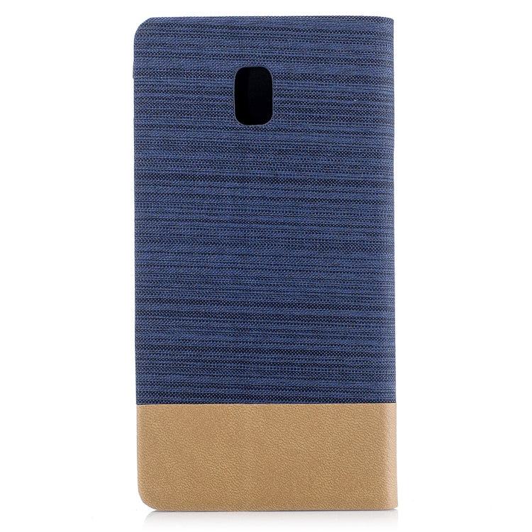 For Galaxy J3 (2017) / J330 ( EU Version) Canvas Texture PU + TPU Horizontal Flip Leather Case with Holder & Card Slots