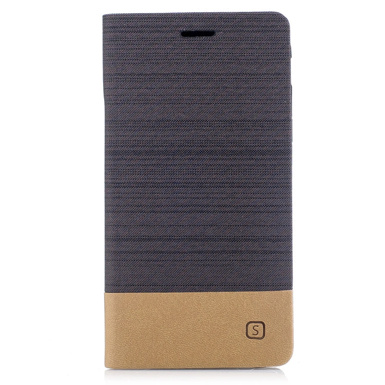 For Galaxy J3 (2017) / J330 ( EU Version) Canvas Texture PU + TPU Horizontal Flip Leather Case with Holder & Card Slots