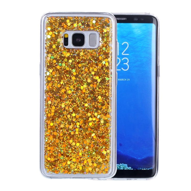 For Galaxy S8 Glitter Powder Soft TPU Protective Case