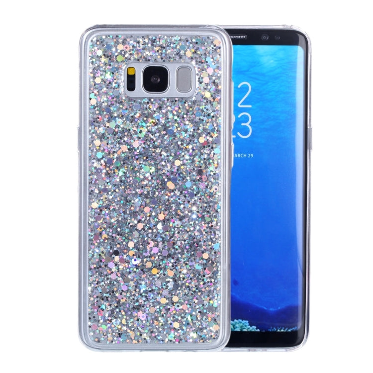 For Galaxy S8 Glitter Powder Soft TPU Protective Case