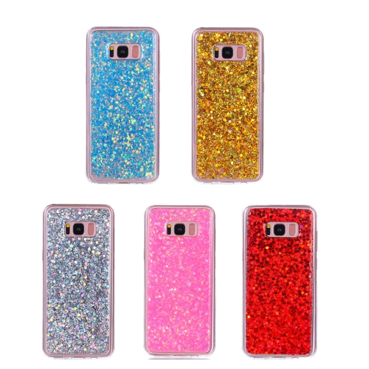 For Galaxy S8 Glitter Powder Soft TPU Protective Case