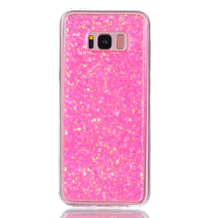For Galaxy S8 + / G9550 Glitter Powder Soft TPU Protective Case