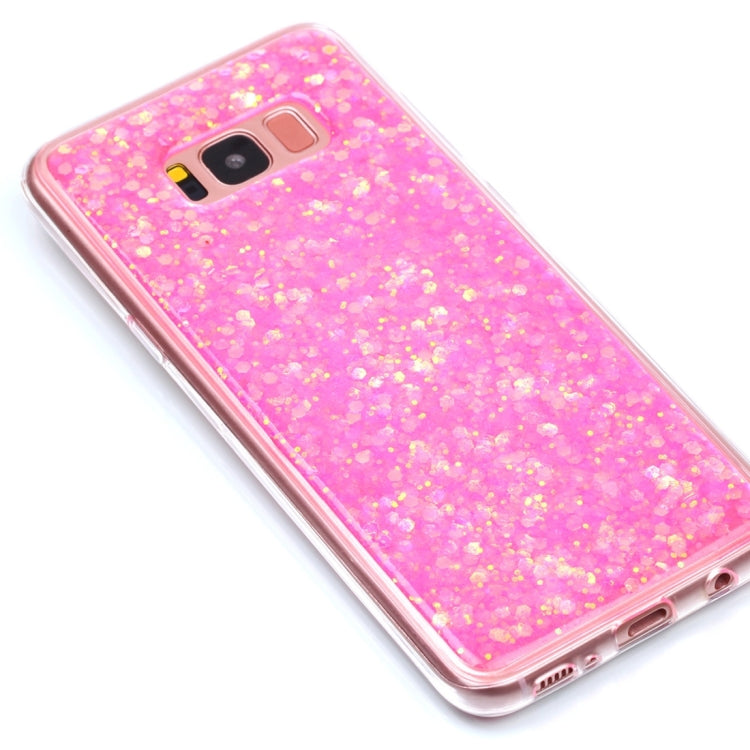 For Galaxy S8 + / G9550 Glitter Powder Soft TPU Protective Case