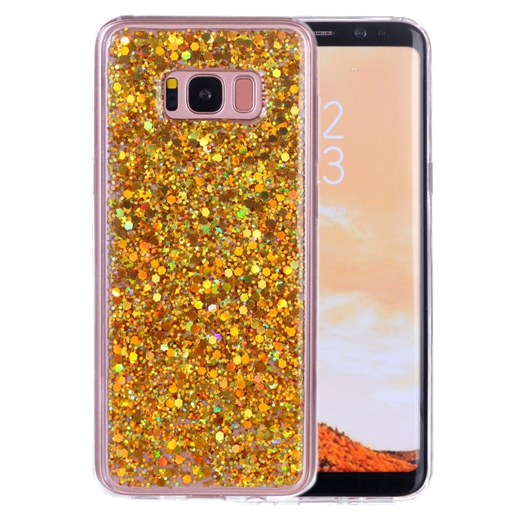 For Galaxy S8 + / G9550 Glitter Powder Soft TPU Protective Case