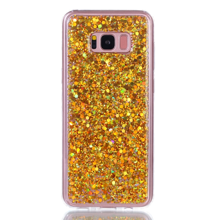 For Galaxy S8 + / G9550 Glitter Powder Soft TPU Protective Case
