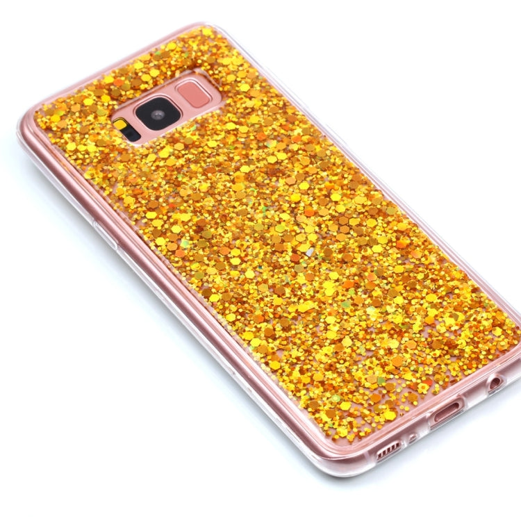 For Galaxy S8 + / G9550 Glitter Powder Soft TPU Protective Case