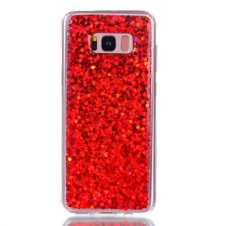 For Galaxy S8 + / G9550 Glitter Powder Soft TPU Protective Case