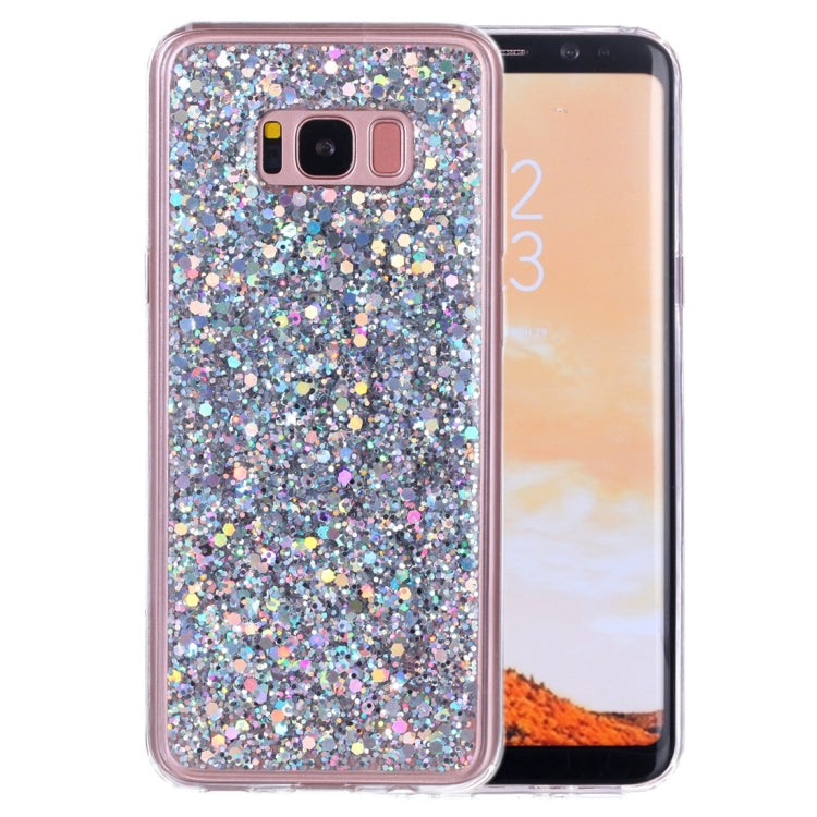 For Galaxy S8 + / G9550 Glitter Powder Soft TPU Protective Case
