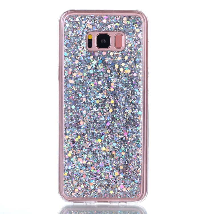 For Galaxy S8 + / G9550 Glitter Powder Soft TPU Protective Case