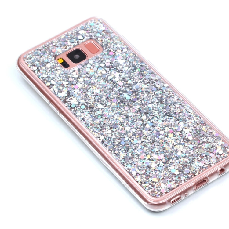 For Galaxy S8 + / G9550 Glitter Powder Soft TPU Protective Case