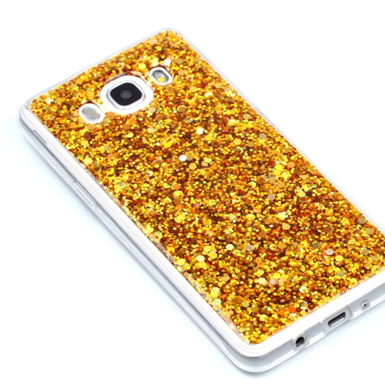 For Galaxy J5 (2016) Glitter Powder Soft TPU Protective Case