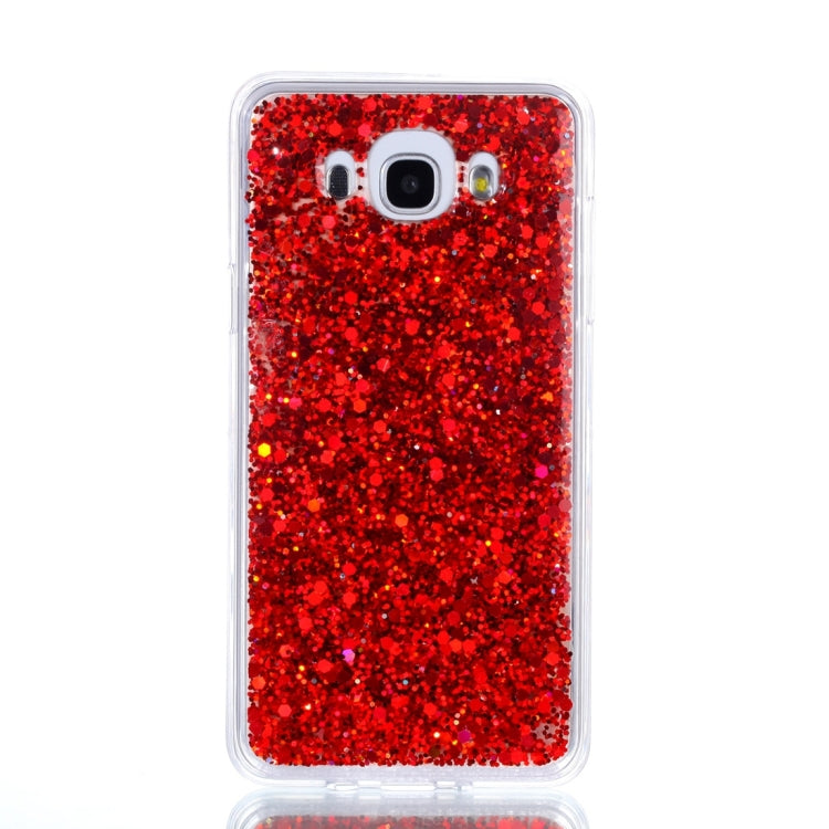 For Galaxy J5 (2016) Glitter Powder Soft TPU Protective Case