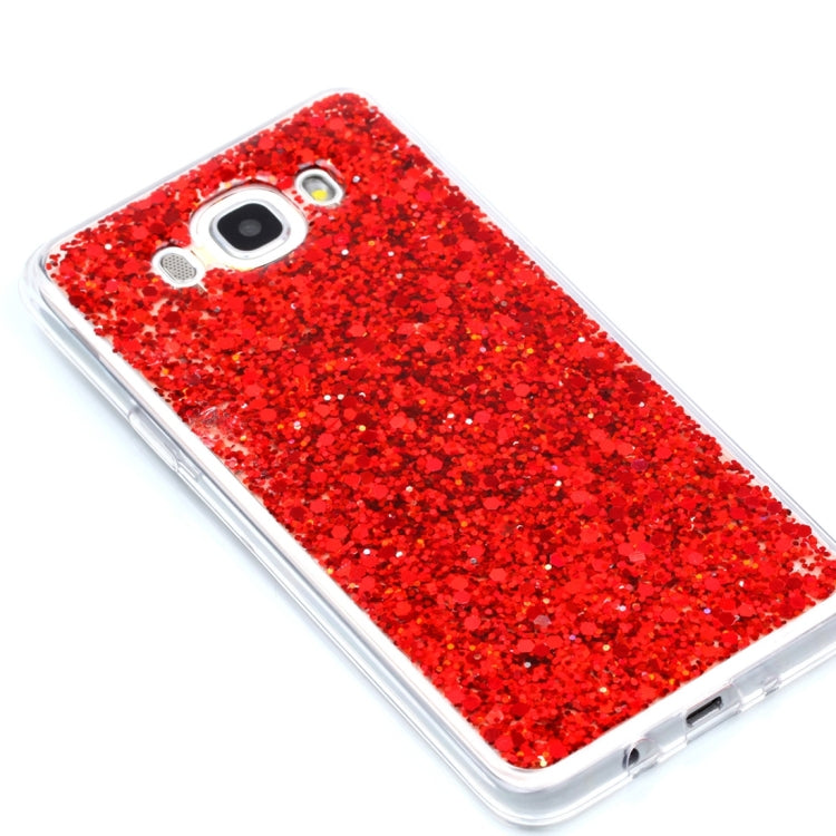 For Galaxy J5 (2016) Glitter Powder Soft TPU Protective Case