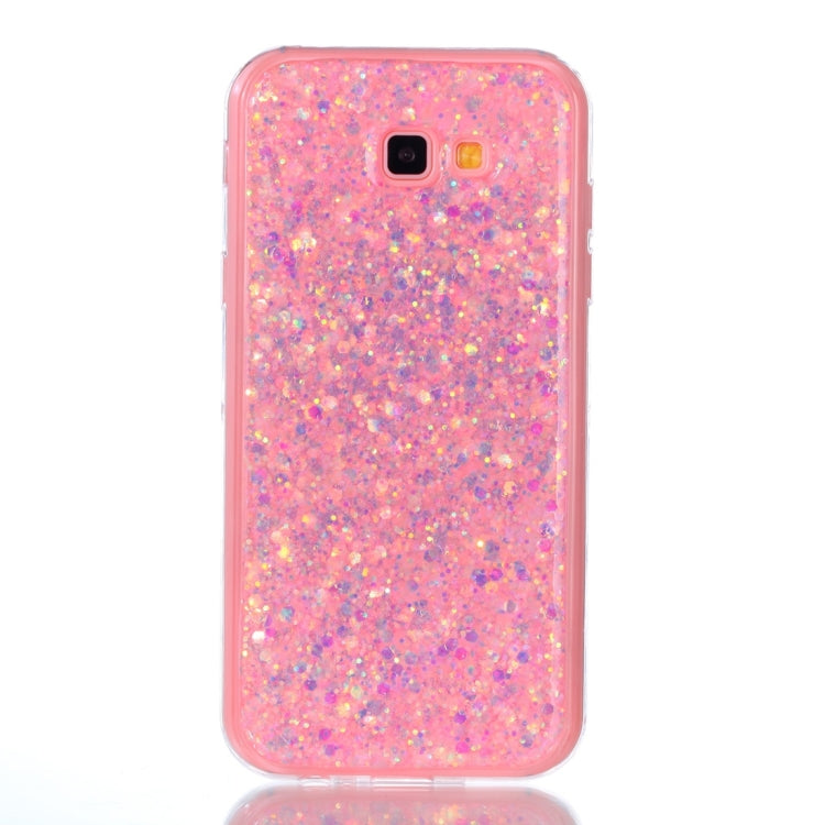 For Galaxy A7 (2017) Glitter Powder Soft TPU Protective Case