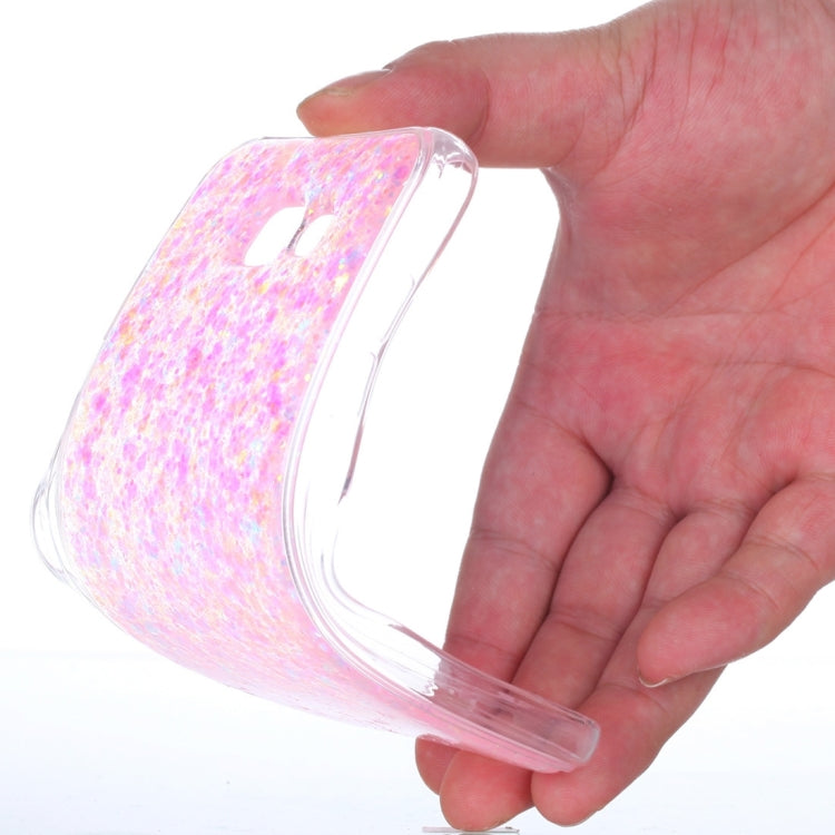 For Galaxy A7 (2017) Glitter Powder Soft TPU Protective Case