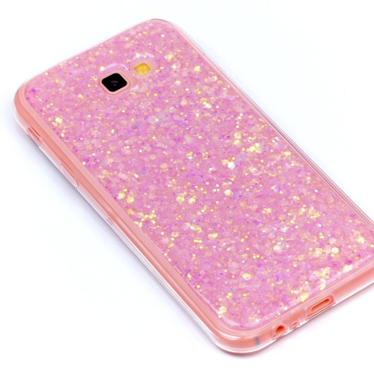 For Galaxy A7 (2017) Glitter Powder Soft TPU Protective Case