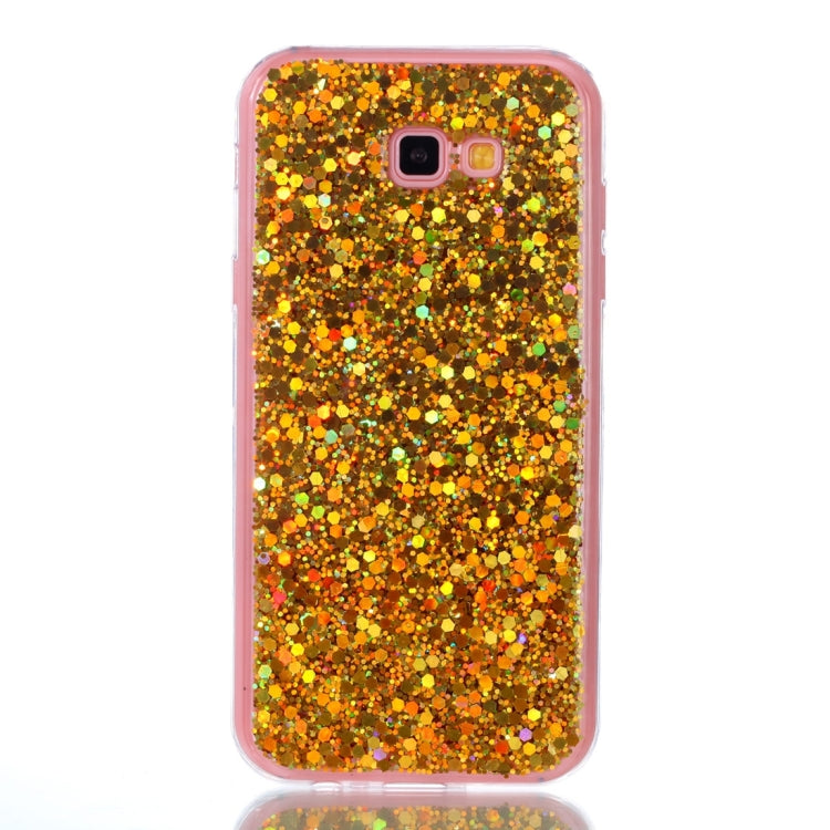 For Galaxy A7 (2017) Glitter Powder Soft TPU Protective Case