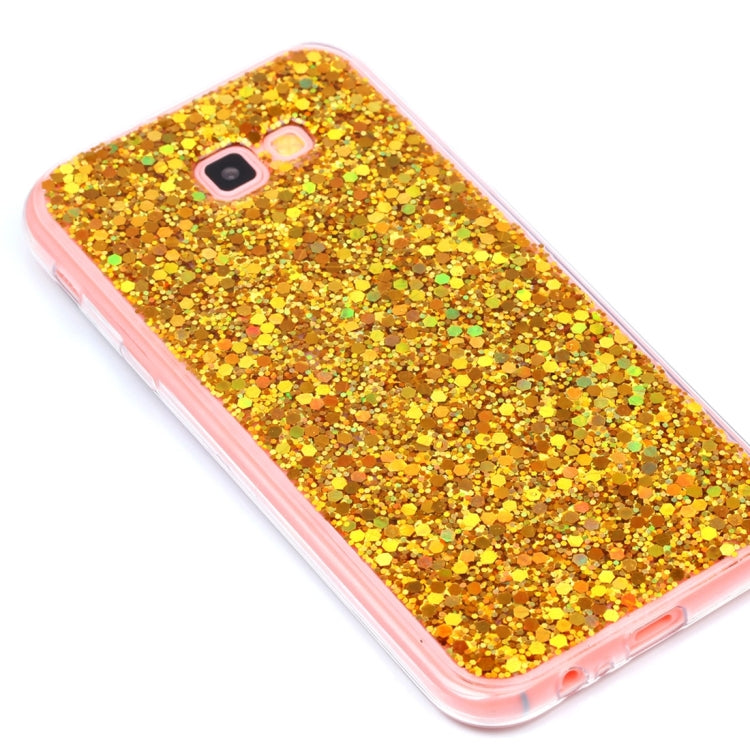For Galaxy A7 (2017) Glitter Powder Soft TPU Protective Case