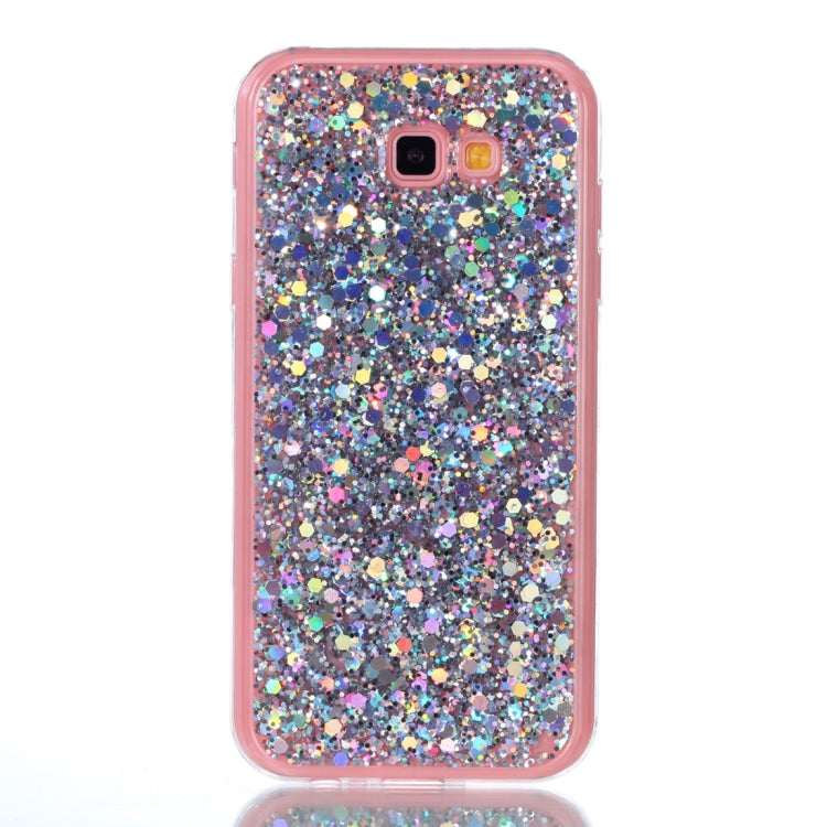For Galaxy A7 (2017) Glitter Powder Soft TPU Protective Case