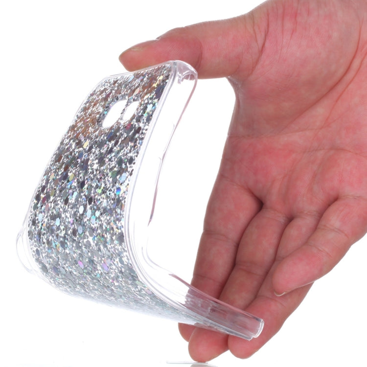 For Galaxy A7 (2017) Glitter Powder Soft TPU Protective Case