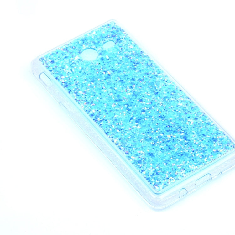 For Galaxy J3 (2017) (US Version) Glitter Powder Soft TPU Protective Case