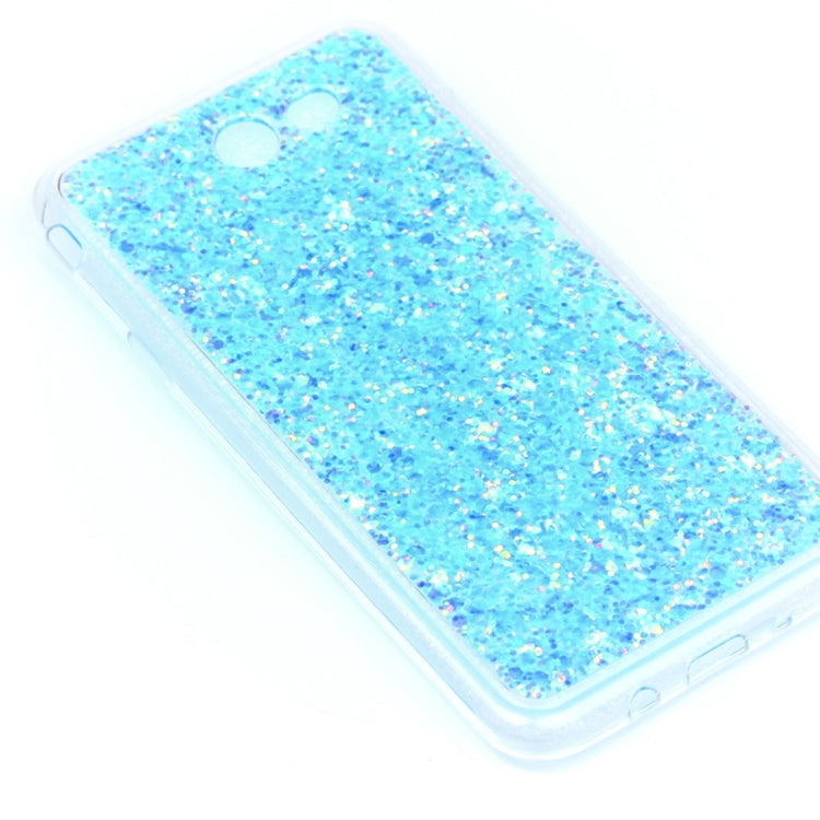 For Galaxy J7 (2017) (US Version) Glitter Powder Soft TPU Protective Case
