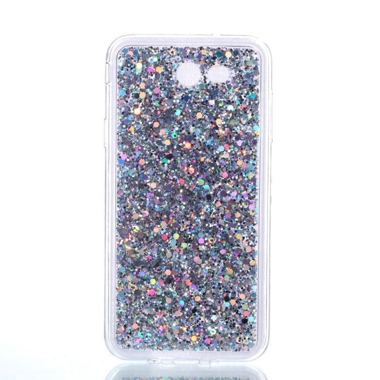 For Galaxy J7 (2017) (US Version) Glitter Powder Soft TPU Protective Case