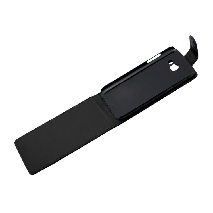 For Galaxy A5 (2017) Vertical Flip Leather Case(Black)