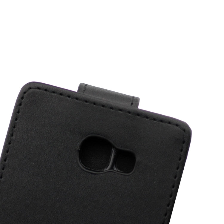 For Galaxy A5 (2017) Vertical Flip Leather Case(Black)