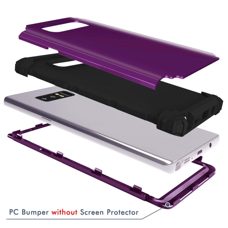For Galaxy Note 8 Silicone + PC Dropproof Combination Protective Case