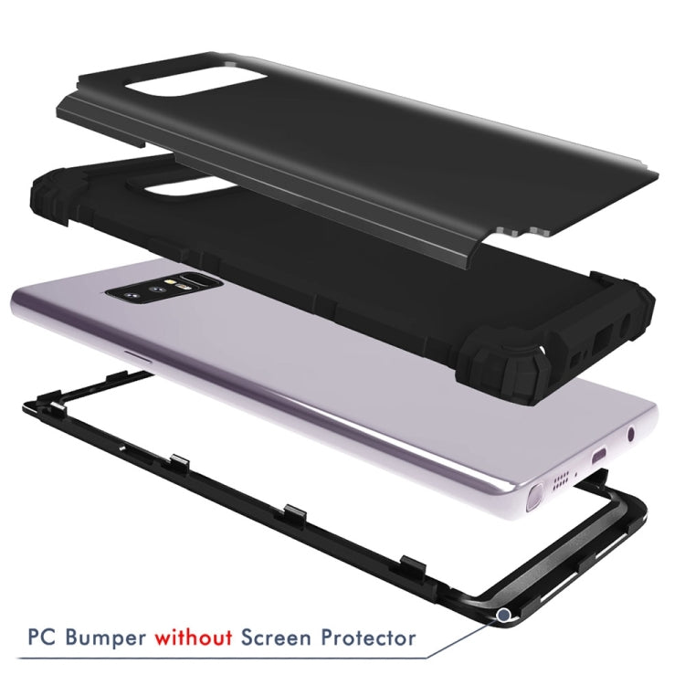 For Galaxy Note 8 Silicone + PC Dropproof Combination Protective Case