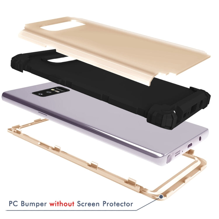 For Galaxy Note 8 Silicone + PC Dropproof Combination Protective Case