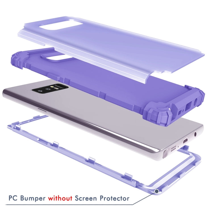 For Galaxy Note 8 Silicone + PC Dropproof Combination Protective Case