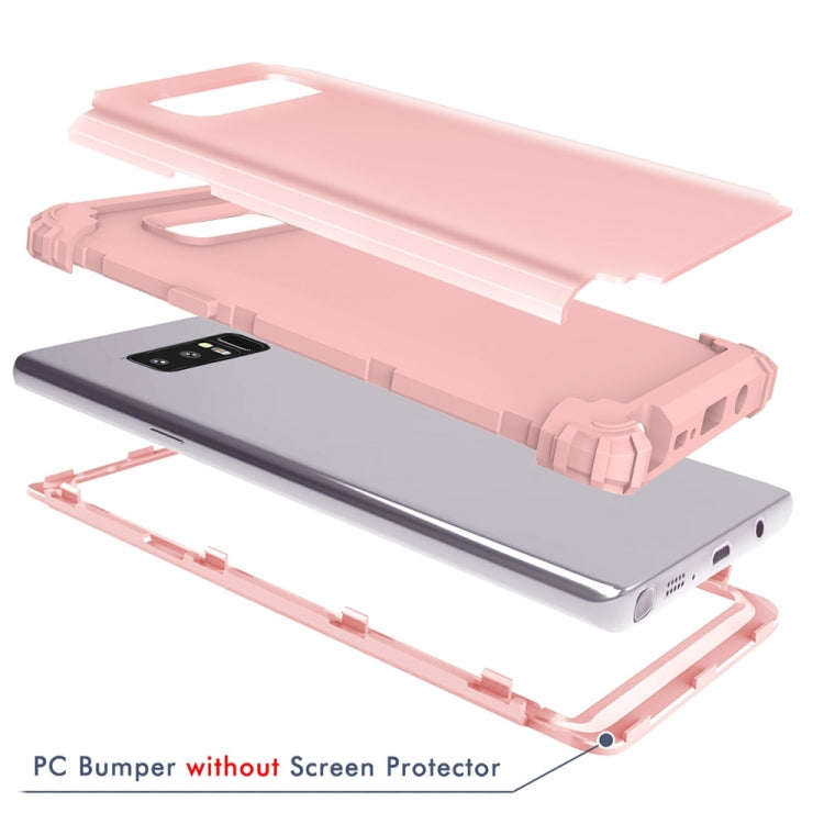 For Galaxy Note 8 Silicone + PC Dropproof Combination Protective Case