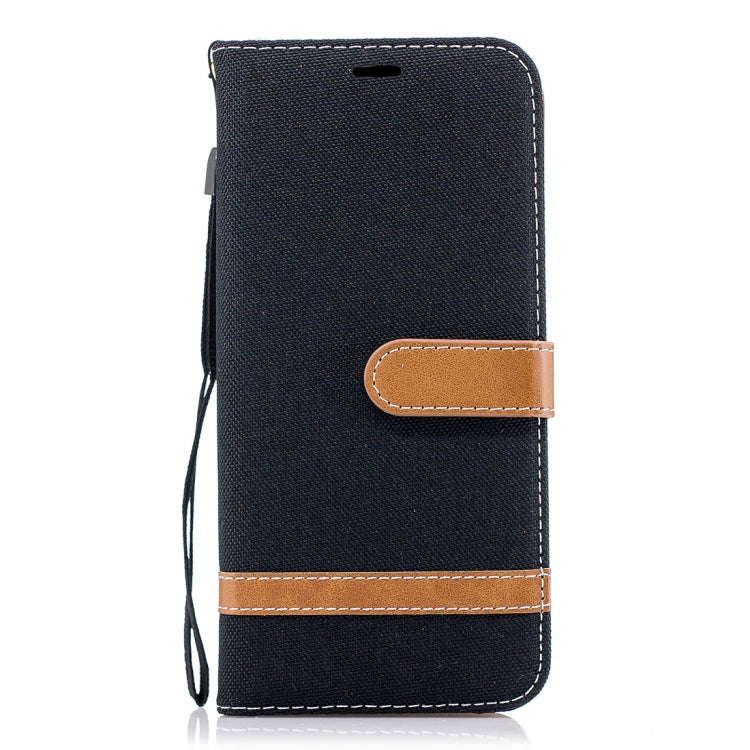 For Galaxy S9+ Denim Texture TPU + PU Horizontal Flip Leather Case with Holder & Card Slots & Wallet & Lanyard