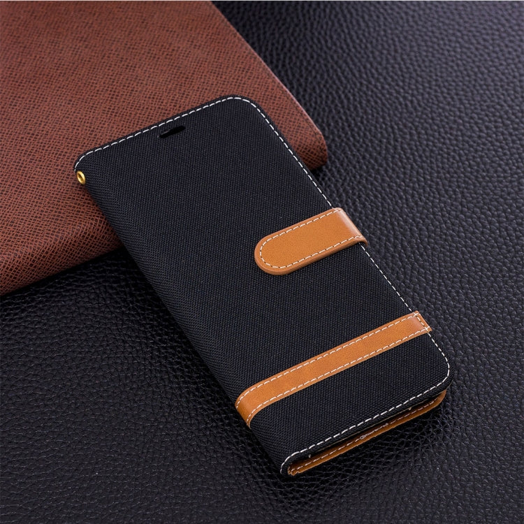 For Galaxy S9+ Denim Texture TPU + PU Horizontal Flip Leather Case with Holder & Card Slots & Wallet & Lanyard