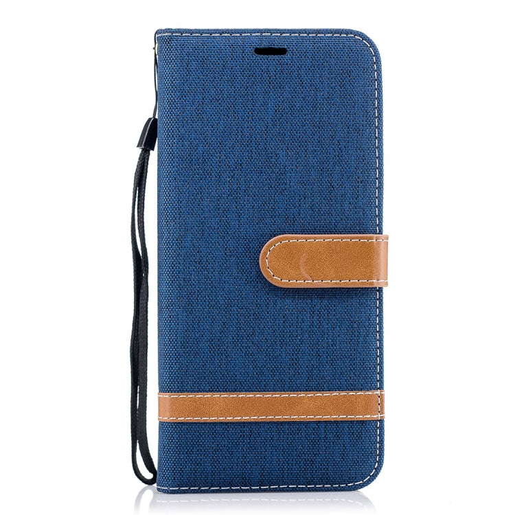 For Galaxy S9+ Denim Texture TPU + PU Horizontal Flip Leather Case with Holder & Card Slots & Wallet & Lanyard