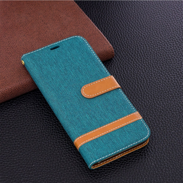 For Galaxy S9+ Denim Texture TPU + PU Horizontal Flip Leather Case with Holder & Card Slots & Wallet & Lanyard