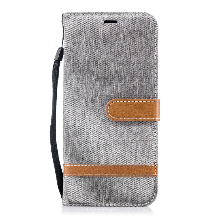 For Galaxy S9+ Denim Texture TPU + PU Horizontal Flip Leather Case with Holder & Card Slots & Wallet & Lanyard