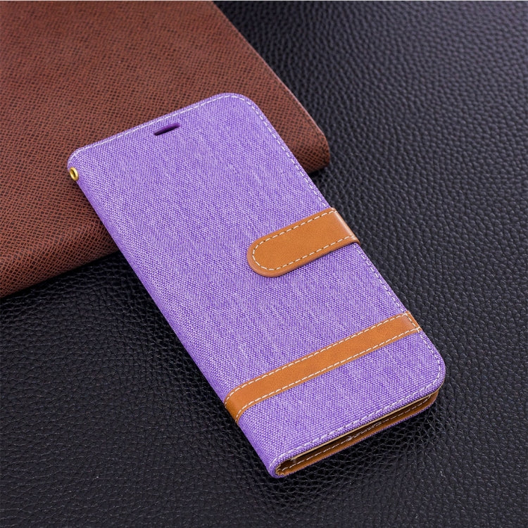 For Galaxy S9+ Denim Texture TPU + PU Horizontal Flip Leather Case with Holder & Card Slots & Wallet & Lanyard