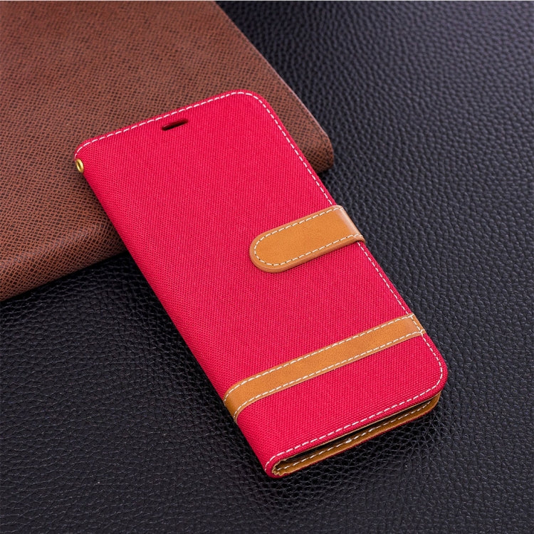For Galaxy S9+ Denim Texture TPU + PU Horizontal Flip Leather Case with Holder & Card Slots & Wallet & Lanyard