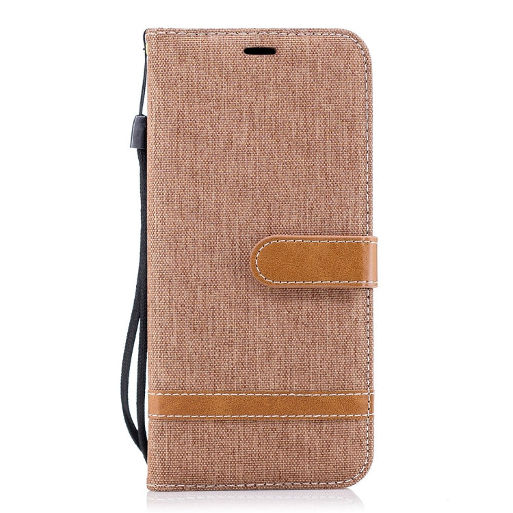 For Galaxy S9+ Denim Texture TPU + PU Horizontal Flip Leather Case with Holder & Card Slots & Wallet & Lanyard