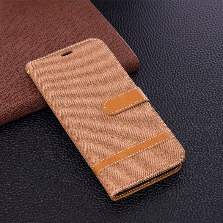 For Galaxy S9+ Denim Texture TPU + PU Horizontal Flip Leather Case with Holder & Card Slots & Wallet & Lanyard