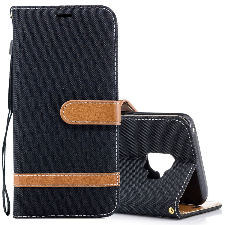 For Galaxy S9 Denim Texture TPU + PU Horizontal Flip Leather Case with Holder & Card Slots & Wallet & Lanyard