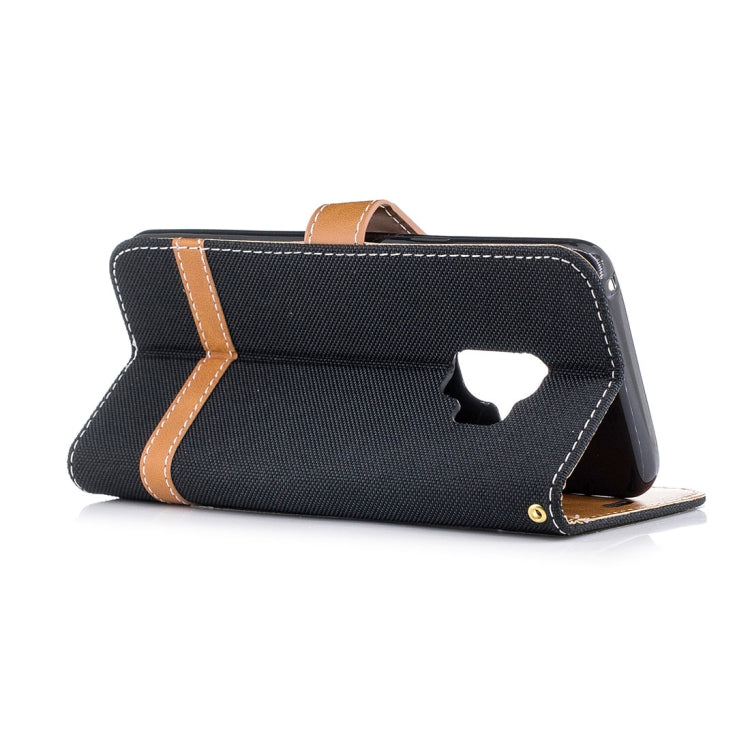 For Galaxy S9 Denim Texture TPU + PU Horizontal Flip Leather Case with Holder & Card Slots & Wallet & Lanyard