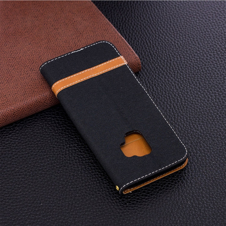 For Galaxy S9 Denim Texture TPU + PU Horizontal Flip Leather Case with Holder & Card Slots & Wallet & Lanyard