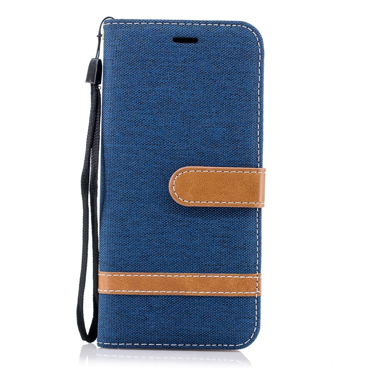 For Galaxy S9 Denim Texture TPU + PU Horizontal Flip Leather Case with Holder & Card Slots & Wallet & Lanyard